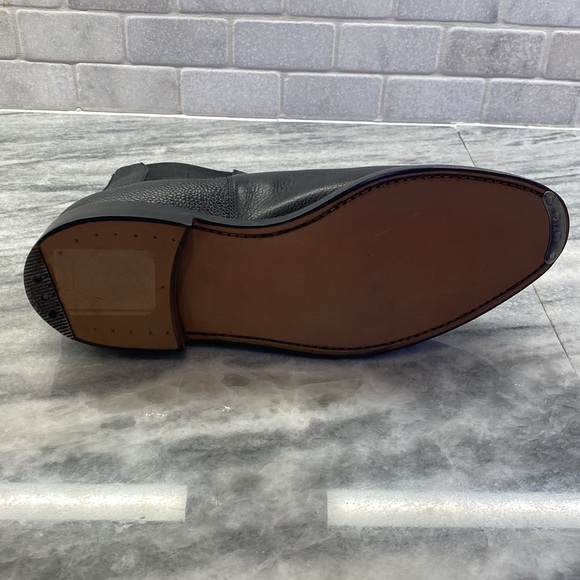 Thom Browne Stunning Leather Black Dress Boots Size 12. New In Box - Picture 9 of 11